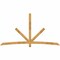 Ekena Millwork Alberta Rough Sawn Timber Gable Bracket, Western Red Cedar, 108"W x 58"H x 4"D x 4"F, 13/12 Pitch GBW108X58X0404ALB00RWR - alternate 1